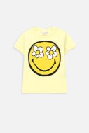 COCCODRILLO t-krekls ar īsam piedurknēm EVERYDAY GIRL C, dzelteni, WC4143201VGC-004
