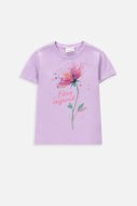 COCCODRILLO t-krekls ar īsam piedurknēm EVERYDAY GIRL C, violeti, WC4143209VGC-016