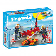 PLAYMOBIL CITY ACTION Firefighting Operation with Water Pump, 5397