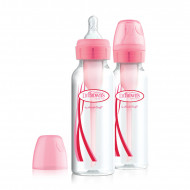 DR.BROWNS barošanas pudelīte Options+ 250ml Pink 2 gab SB82305-ESX