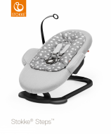 STOKKE šūpuļkrēsls   Steps™ Bouncer Grey clouds 350106