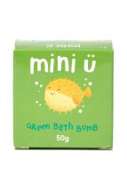MINI-U zaļa vannas bumba, 3Y+, 50g, MINI500