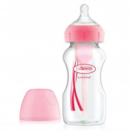 DR.BROWNS barošanas pudelīte ar plato kaklu Options+ 270ml Pink WB91601-ESX