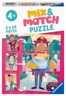RAVENSBURGER puzle Job Swap Mix & Match, 3x24gab., 05136