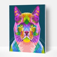 SPLAT PLANET pikseļu māksla - kaķis 30x40 cm, SP45157