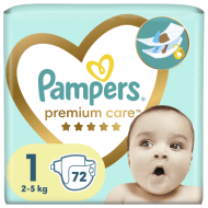 PAMPERS Autiņbiksītes Premium Care 1 izmērs, 72 gab, 81784163
