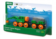 BRIO RAILWAY Clever Crane Wagon, 33698