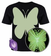 SPLAT PLANET tumsā spīdošs krekls Butterfly, 12-13 gadi, SPG0044