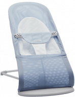 BABYBJÖRN šūpuļkrēsls BALANCE SOFT MESH, sky blue/white, 005143