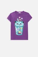 COCCODRILLO t-krekls ar īsam piedurknēm EVERYDAY GIRL C, violeti, WC4143204VGC-016