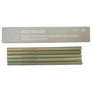 ECO RASCALS piecu bambusa salmiņu iepakojums, 2 g+., 5 gab.,