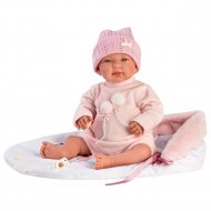 LLORENS leļļu mazulis ar rozā drēbēm, 44 cm, 84452