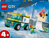 60403 LEGO® City Ātrās Palīdzības Auto Un Snovotājs