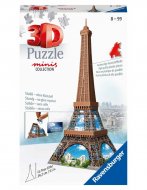 RAVENSBURGER 3D mini ēku puzle Eifeļa tornis, 54gab., 12536