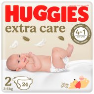 HUGGIES Extra Care autiņbiksītes, 2 izmērs, 3-6kg, 24 gab, 2594671