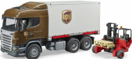 BRUDER kravas auto UPS ar autoiekrāvēju, 03581