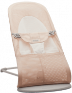 BABYBJÖRN šūpuļkrēsls BALANCE SOFT MESH, pearly pink/white , 005142