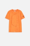 COCCODRILLO t-krekls ar īsam piedurknēm NATURE JUNIOR, oranži, WC4143205NAJ-006-