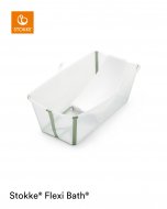 STOKKE vanna un jaundzimušā atbalsts FLEXI BATH®, transparent green, 531508