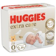 HUGGIES baby autiņbiksītes, Extra Care, Size 0, up to 3.5kg, 25 gab, 2590101