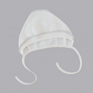 VILAURITA bērnu cepure ar apgrieztas šuves MUMO, balta, 44 cm, art 746
