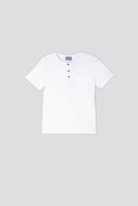 COCCODRILLO t-krekls ar īsam piedurknēm ELEGANT JUNIOR BOY, balts, 110 cm, WC2143201EJB-001