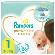 PAMPERS Premium Care 1.izmērs, 26 gab., 81765753