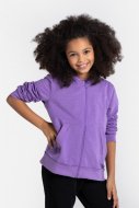 COCCODRILLO džemperis ar rāvējslēdzēju ar kapuci EVERYDAY GIRL A, violets, WC4132401VGA-016-