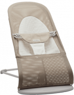 BABYBJÖRN šūpuļkrēsls BALANCE SOFT MESH, grey beige/white, 005144