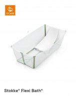 STOKKE vanna un jaundzimušā atbalsts FLEXI BATH® X-LARGE, transparent green, 639604