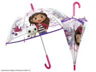 PERLETTI Caurspīdīgs lietussargs Gabby's Dollhouse 45/8, 75401