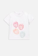 COCCODRILLO t-krekls ar īsam piedurknēm SUMMER CAMP KIDS, balti, WC4143201SCK-001-