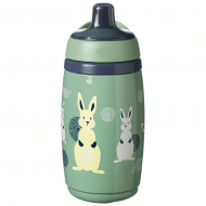 TOMMEE TIPPEE pudelīte INSULATED SPORTEE, 12m+, 266ml, green, 447820