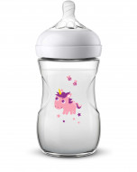 PHILIPS AVENT baby bottle Natural Deco Girl 260ml SCF070/25