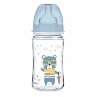 Canpol babies Plata kakla barošanas pudelīte Anti-colic 240ml, 3 m+, Easy Start BONJOUR PARIS 35/232_blu