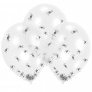 AAMSCAN Lateksa Baloni Caurspīdīgi Zirnekļu pildījums 27,5cm 6gb, 9911777