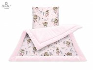MIMINU gultasveļas komplekts 2 gab. - Little ballerina, pink,100x135, 60x40 cm