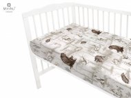 MIMINU palags bērnu gultiņai - Woodland, 60x120 cm