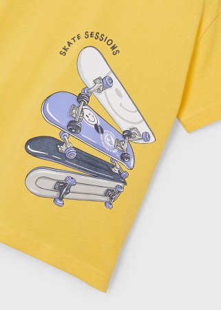 MAYORAL t-krekls ar īsam piedurknēm 5H, dzelteni, 3017-11 