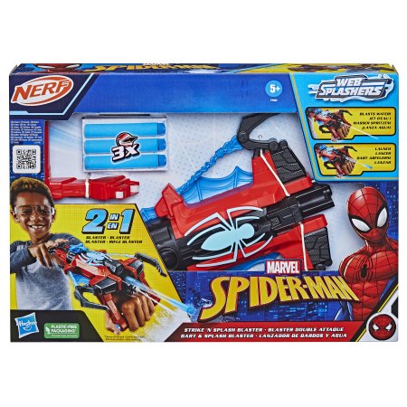 SPIDERMAN hand-mounted toy gun Strike N Splash, F78525L0 