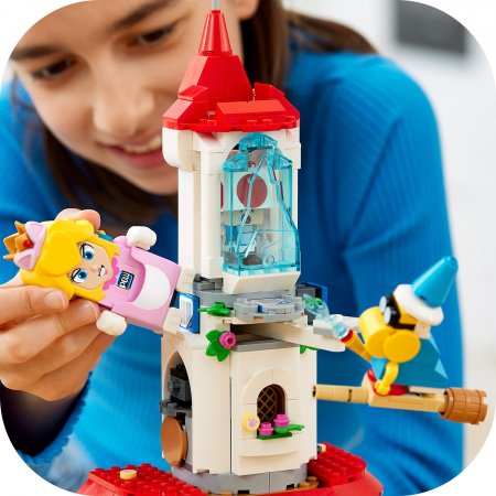 71407 LEGO® Super Mario Kaķa-Peach tērpa un ledus torņa paplašinājuma maršruts 71407