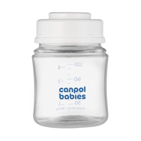 CANPOL BABIES pudelīšu komplekts mātes piena uzglabāšanai 3x120ml, 0M+, 35/235 35/235