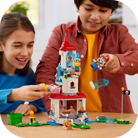 71407 LEGO® Super Mario Kaķa-Peach tērpa un ledus torņa paplašinājuma maršruts 71407