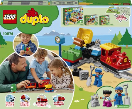 10874 LEGO® DUPLO Town Tvaika lokomotīve 10874