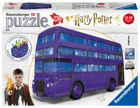 RAVENSBURGER 3D puzle Harry Potter Knight Bus, 216gab., 11158 11158