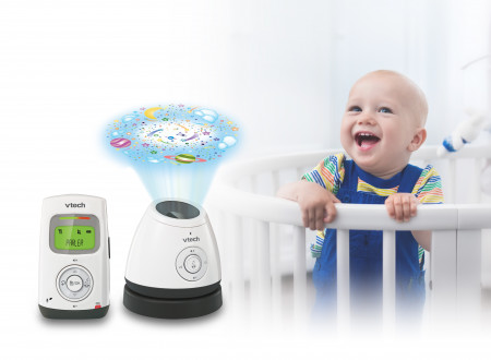 VTECH bērnu uzraudzības audio monitors ar LCD un videoprojektors BM2200 BM2200