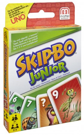 MATTEL GAMES kāršu spēle Skip-Bo Junior, 4021011 4021011