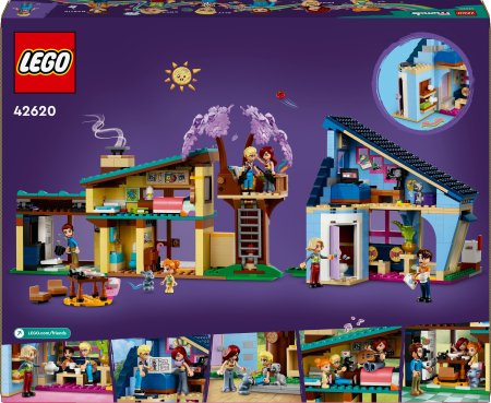 42620 LEGO® Friends Olija Un Peislijas Ģimenes Mājas 