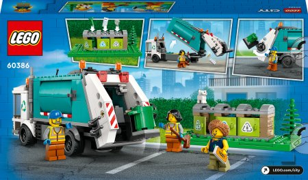 60386 LEGO® City Atkritumu pārstrādes auto 60386