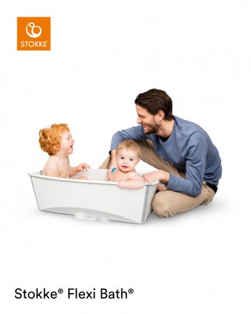 STOKKE vanna un jaundzimušā atbalsts FLEXI BATH® X-LARGE, white, 639601 639601